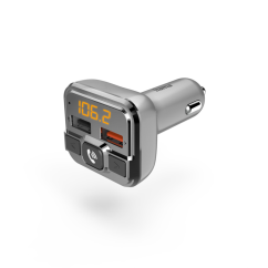 Hama Bluetooth FM transmitter pro autorádio, 2x USB port, mSD