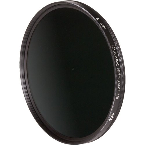 Syrp 82mm Super Dark Variable Neutral Density Filter Kit | Reduce Exposure by 5 to 10 Stops | Step-Up Rings 77 and 72 mm | Leather Case and Lens Cloth