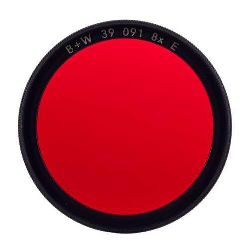 B+W 60mm Rot-dunkel Filter für Schwarz-Weiß-Foto MRC F-Pro (091M)