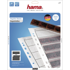 Hama Negativ-Hüllen, Pergamin, 7 Streifen à 6 Negative, 24x36 mm, 25 Stück