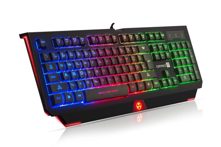 Klávesnice Connect IT BATTLE RNBW pro hráče počítačových her