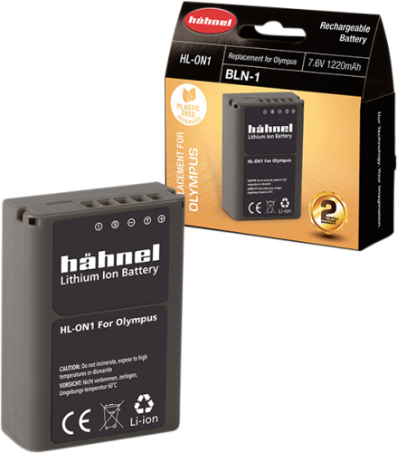 Hähnel HL-ON1, Olympus BLN-1 1220mAh, 7.6V, 9.3Wh