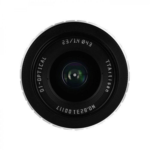 TTArtisan 23mm f/1.4 (APS-C) Black/Silver Lens for Canon EF-M