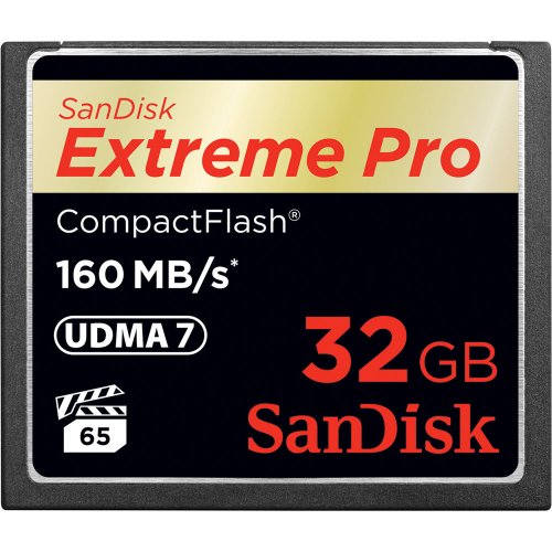 SanDisk Extreme Pro CF 32GB 160 MB/s VPG 65, UDMA 7