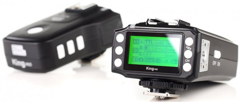 Pixel King PRO rádiový vysielač bleskov s TTL pre Nikon