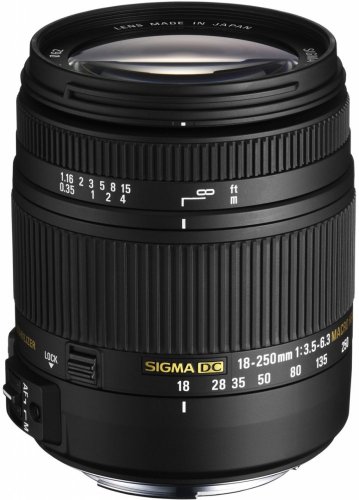 Sigma 18-250mm f/3.5-6.3 DC Macro OS HSM Objektiv für Nikon F