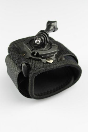 360° otočný držák s páskem na ruku pro GoPro Hero kamery (GP130)