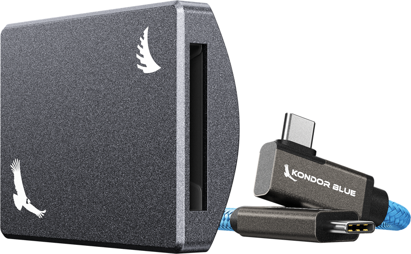 Angelbird Kondor Blue CFexpress B Recording Module (MagSafe Compatible External) Space Gray Angelbird Kondor Blue CFexpress B Recording Module (MagSafe Compatible External) Space Gray
