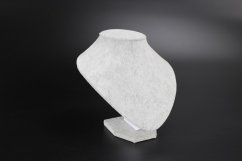 Stojan, stojánek, dekolt na šperky výška 18cm samet (A15SM)