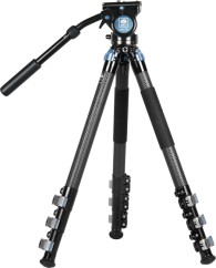 Sirui Carbon Fiber Tripod Kit with VideoHead L-324F + VH-10