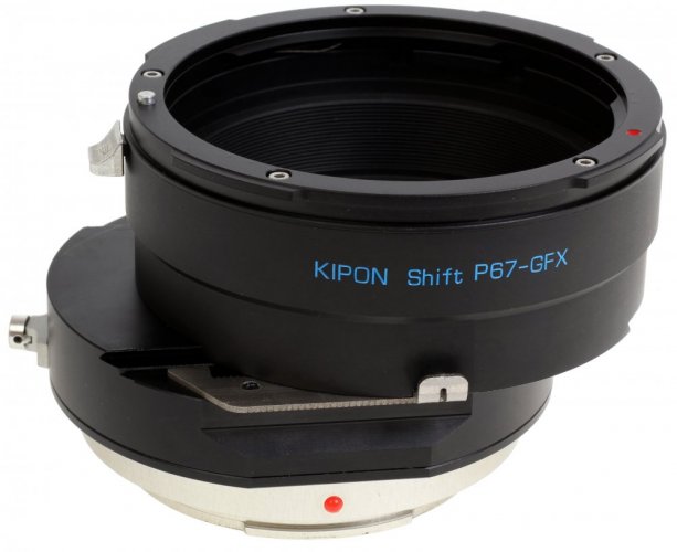 Kipon Shift adaptér z Pentax 67 objektivu na Fuji GFX tělo