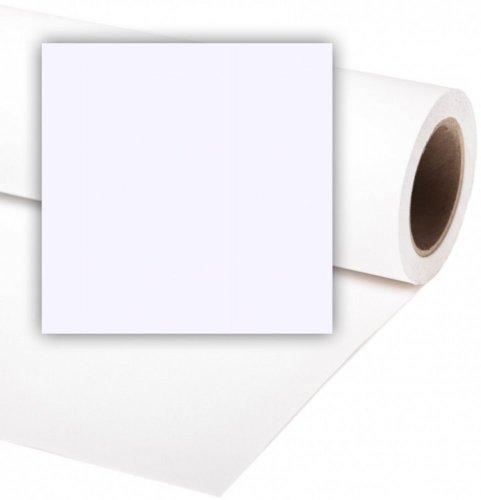 Colorama 2,72 x 11 m, jednobarevné papírové pozadí, artic white