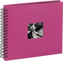 FINE ART 28x24 cm, foto 10x15 cm/100 ks, 50 stran, černé listy, pink