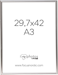 Focus Can-Can Shiny Silver 29,7x42 (A3)