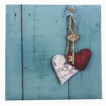 Hama album memo RUSTICO LOVE KEY 10x15/200, popisné pole
