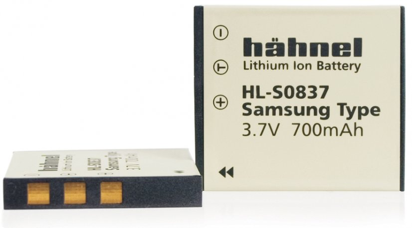 Hähnel HL-S0837, Samsung SLB-0837, 800mAh, 3.7V, 2.6Wh