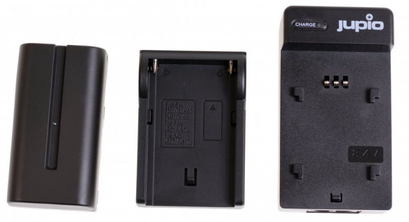 Jupio set Batterypack F550 pro Sony, 2.350 mAh + nabíječka