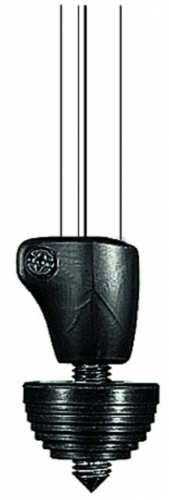 Manfrotto 160SP1 Hrot stativu so skrutkovacou gumovou botkou pro nohy průměr 16mm (1 kus)