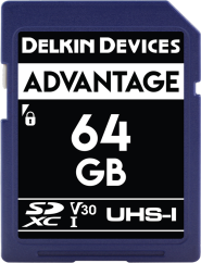 Delkin SD Advantage 660X UHS-I U3 (V30) R100/W80 64GB