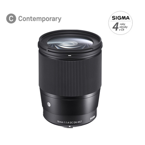 SIGMA 16 mm F1,4 DC DN Contemporary pro Olympus / Panasonic MFT