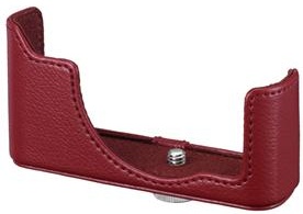 Nikon CB-N2200 leather case for J3 body, red