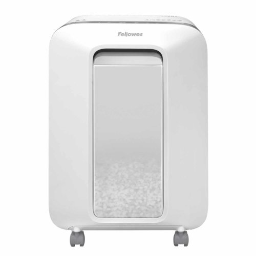 Aktenvernichter Fellowes LX 201 P-5, Querschnitt 2x12mm, 12 Blatt, 22l, Kreditkarte, weiß Aktenvernichter Fellowes LX 201 P-5, Querschnitt 2x12mm, 12 Blatt, 22l, Kreditkarte, weiß