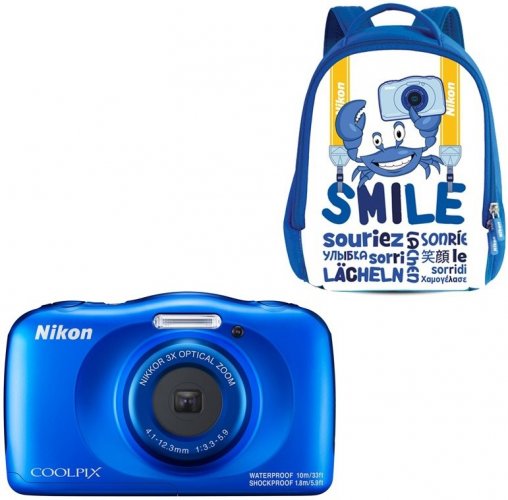 Nikon Coolpix W150 Rucksack Kit Blau