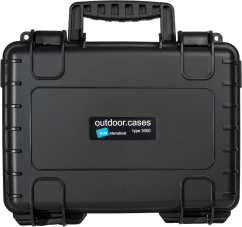 B&W Outdoor Cases BW Outdoor Cases Type 3000 with custom foam for Samyang V-AF T1.9 Sony FE
