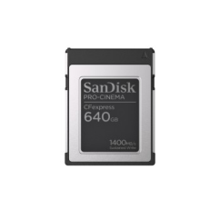 SanDisk PRO-CINEMA CFexpress karta typu B 640 GB až 1700 MB/s,1500 MB/s