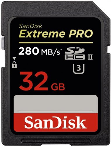 Sandisk Secure Digital 32GB Extreme Pro UHS-II 280MB/s