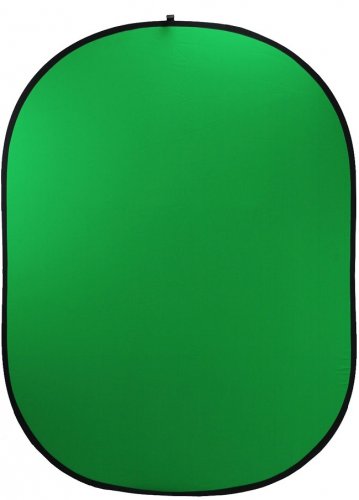 forDSLR skládací bavlněné pozadí 1,5x2m zelená/šedá