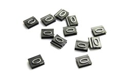 Plastové 3D cenovky náhradní znak 0 stříbrné (SS0)