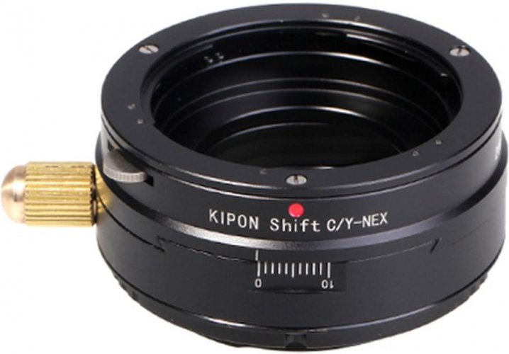 Kipon Shift Adapter von Contax/Yashica Objektive auf Sony E Kamera