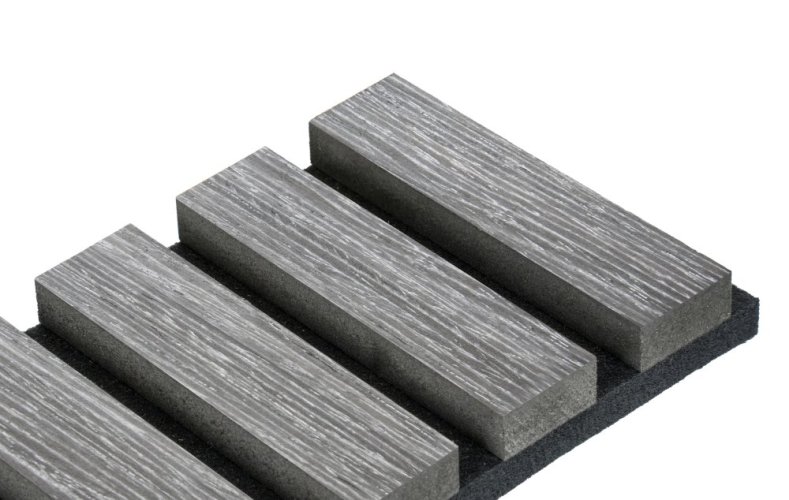 Akustický panel G21 270x60,5x2,1 cm, tmavo šedý dub