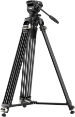 SmallRig 4686 Heavy-Duty Fluid Head Video Tripod Kit AD-01S
