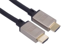 Ultra vysokorychlostní kabel HDMI 2.1 8K@60Hz, 4K@120Hz pozlacené kovové konektory, 0,5 m