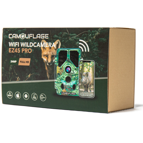 Fotopast Camouflage EZ45 Wifi/Bluetooth – rozbalené