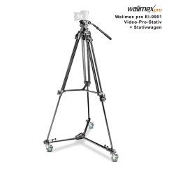 Walimex pro EI-9901 Video-Pro-Stativ + Stativwagen