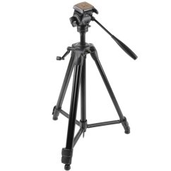 Walimex FW-3970 Semi-Pro Stativ mit 3D-Neiger 172cm schwarz