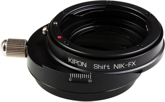 Kipon Shift adaptér z Nikon F objektivu na Fuji X tělo