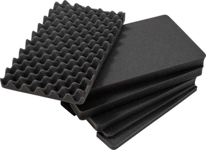 B&W Vorgeschnittener Schaumstoff für Outdoor Koffer Typ 6600