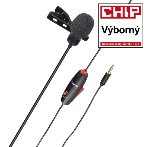 Klopový mikrofon Hama Lavalier Smart, monofonní