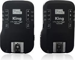 Pixel King radiový odpalovač/ přijímač blesků s TTL pro Nikon