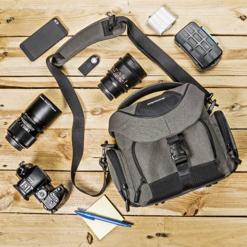 Mantona Premium Camera Bag (Taupe)