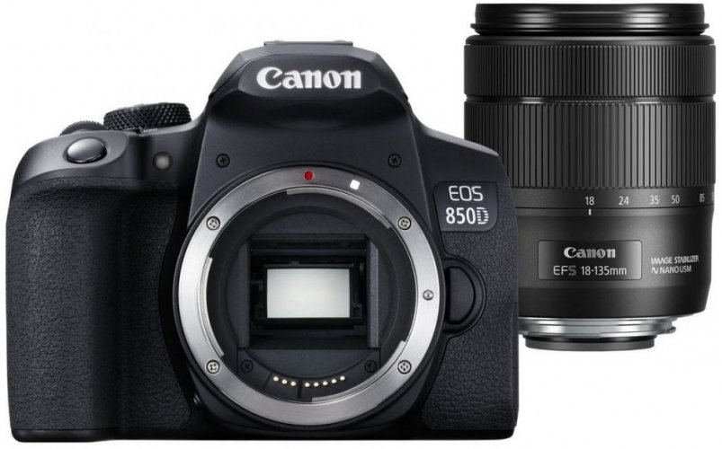 Canon EOS 850D + EF-S 18-135mm f/3,5-5,6 IS USM Objektiv