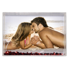 Akrylový rámeček AMORE pro fotografii 10x15 cm