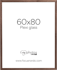 Focus Soul Walnut veneer 60X80 Plexi
