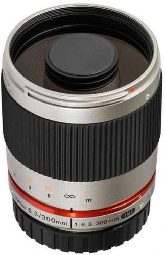 Samyang 300mm f/6.3 Mirror UMC CS Lens for Sony E Silver