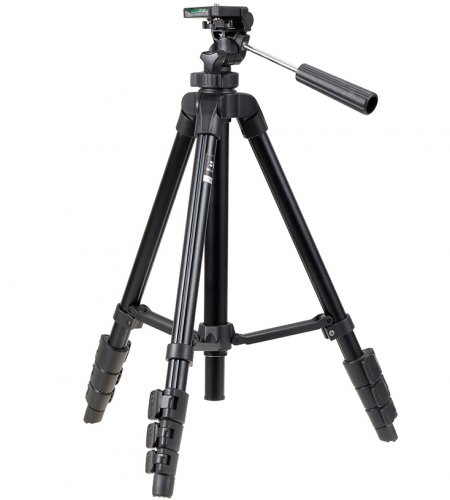 Benro Foto- und Videohybridstativ T560N | Maximale Höhe 143 cm | Nutzlast 2,5 kg | Gewicht 930 g | Geschlossen Länge 45 cm