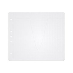 Obal na 2 CD/DVD fleecový – bílá, 50 ks